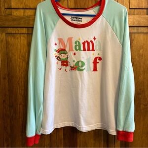 Cuddl Duds Christmas Jammies For Families Mama Elf pajama set